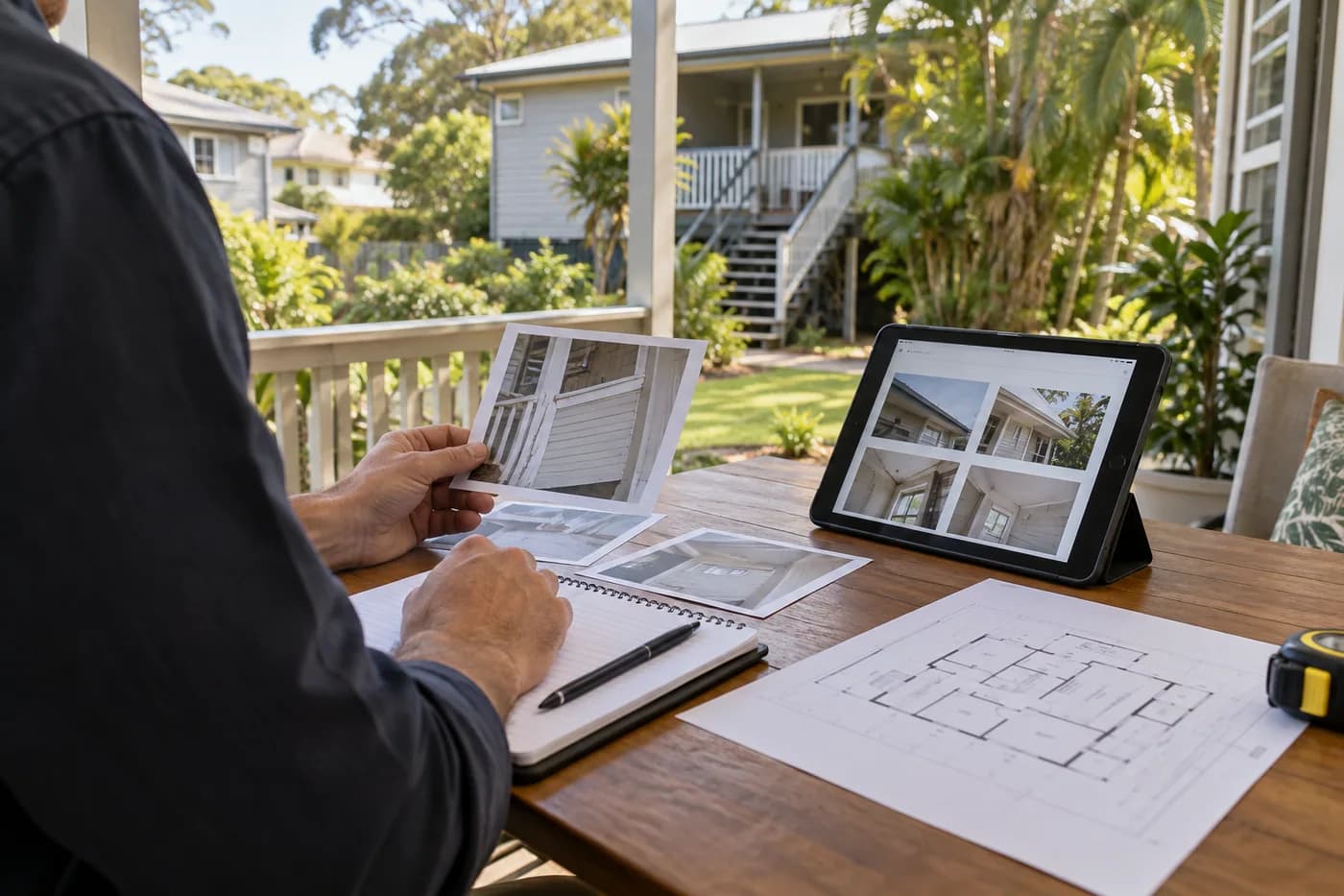 Illustrative inspection and reporting process in Brisbane